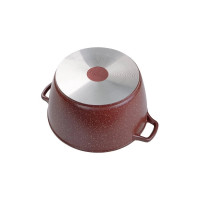 Кастрюля Горница Шоколад 7 л, литая ручка, без крышки к281аш СП2782