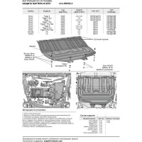 Защита картера и КПП (увеличенная) АвтоБроня Chery/Omoda/Exeed/Kaiyi/Jaecoo/Xcite, 111.00920.2