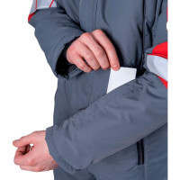 Зимняя куртка iForm ХАЙ-ТЕК SAFETY серый-красный-черный Кур 213/88/182