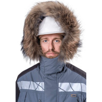 Зимняя куртка iForm ХАЙ-ТЕК SAFETY серый-красный-черный Кур 213/88/182