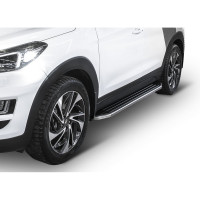 Алюминиевые пороги Rival Premium для Kia Sportage 2016-, 173 см, 2 шт  A173ALP.2309.2