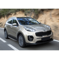 Алюминиевые пороги Rival Premium для Kia Sportage 2016-, 173 см, 2 шт  A173ALP.2309.2