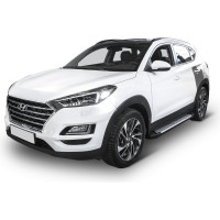 Алюминиевые пороги Rival Bmw-Style кружочки для Kia Sportage 2016-, 173 см, 2 шт D173AL.2309.2