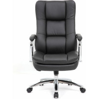 Компьютерное офисное кресло руководителя BRABIX PREMIUM Amadeus EX-507, с подлокотниками, экокожа, хром 530879