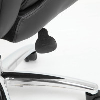 Компьютерное офисное кресло руководителя BRABIX PREMIUM Amadeus EX-507, с подлокотниками, экокожа, хром 530879