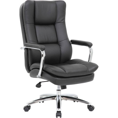 Компьютерное офисное кресло руководителя BRABIX PREMIUM Amadeus EX-507, с подлокотниками, экокожа, хром 530879