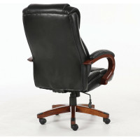 Офисное кресло, дерево, рециклированная кожа, черное BRABIX Magnum EX-701 531827