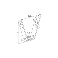 Трапециевидный подвес Fischer TZ M10, 25 шт. 64095
