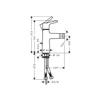 Смеситель для биде HANSGROHE Talis S 100 72200000 00000043784