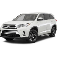 Пороги "Bmw-Style круг" Rival для Toyota Highlander U50 2013-2020, 180 см, 2 шт., алюминий, D180AL.5706.1