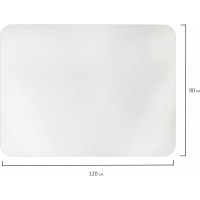 Защитный коврик BRABIX для напольных покрытий, полипропилен, 90х120см, матовый 606622