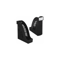 Вертикальный лоток для бумаг BRAUBERG Office 255х95х290 мм черный 237228