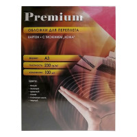 Обложки Office Kit А3, кожа, красные, 100 шт. CRA300230