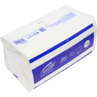 Бумажные салфетки Luscan 2 слоя 24x24 см белые 250 шт в упаковке 1519340