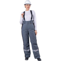 Женские зимние брюки iForm ХАЙ-ТЕК SAFETY серый/черный Брю 231/88/170