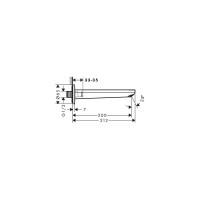 Излив для ванны Hansgrohe Rebris e 72430000 00000122462