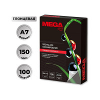 Пленка-пакет для ламинирования ProMega office А7 80x110 мм 150 мкм глянцевая, 100 шт в упаковке 254675