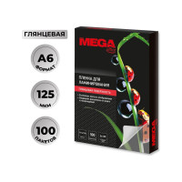 Пленка-пакет для ламинирования ProMega office А6 111x154 мм 125 мкм глянцевая, 100 шт в упаковке 255134