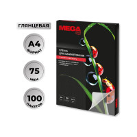 Пленка-пакет для ламинирования ProMega office 216x303 мм А4 75 мкм глянцевая, 100 шт в упаковке 254700