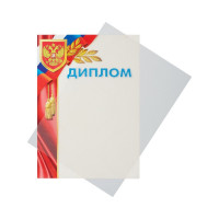Обложки для переплета пластиковые с рис. А4,400мкм Комус 100шт/уп 368905