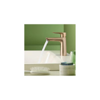 Смеситель для раковины Hansgrohe Talis e 110 без донного клапана, шлиф. бронза 71712140 00000082200