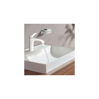 Смеситель для раковины Hansgrohe Vivenis 110 матовый белый 75020700 00000094147