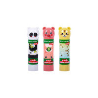 Клей-карандаш Kids Зверята: хрюшка, тигр, панда BRAUBERG, 9 г, фигурный колпачок, блистер 6 упаковок по 3 шт 271141