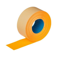 Этикет-лента ООО Комус 26x16 мм, оранж., прямая, 1000 шт./рул., 10 рул. 72157