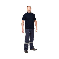 Футболка с коротким рукавом ООО Комус 160 г, темно-синяя, р. XXL 348259