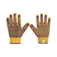 Защитные перчатки ООО Комус Чибис ХБТ, трикотажные с ПВХ покрытием, 7 класс, р. 10 1473862