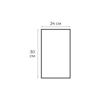Фасовочный пакет ООО Комус дикси пнд, 24x30, 6 мкм, 500 штук в рулоне, 20 рулонов в упаковке 1526977