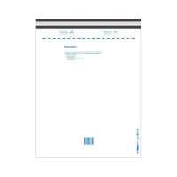Почтовый пакет ООО Комус из 3-х слоев полиэтилена, 485x615 мм 738399
