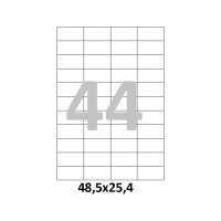 Этикетки самоклеящиеся 48,5х25,4 мм 44 шт. на лист.А4 100л Attache 1212980