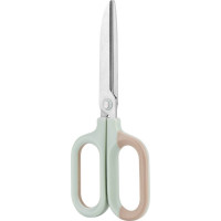 Ножницы DELI Nusign, офисные, 180 мм, титановое покрытие, сталь, зеленые ENS055-GN