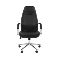 Кресло Easy Chair vt_e-555 tpu кожзам, черный, хром 1831127