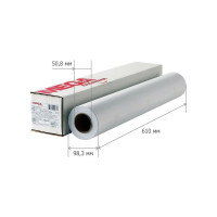 Бумага широкоформатная InkJet Комус 90г 610ммх45м 50,8 954642