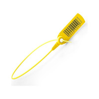 Пластиковая номерная одноразовая пломба Комус фаст 150, желтая, 1000 штук 1747321