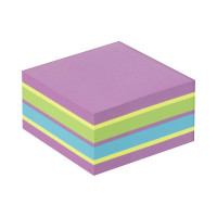 Стикеры Kores cubo 75x75 мм, смешанные неоновые цвета, 450 л 48464 1801189