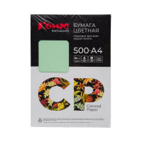 Цветная бумага Комус cp а4, 80 г, 500 л, зеленый пастель mg28 1850436