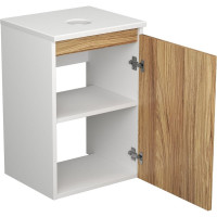 Тумба подвесная под раковину Bau Dream Blackwood 40 Bauedge 1 дверца BD1040