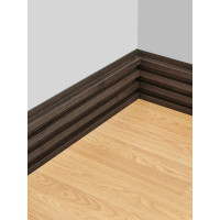 Реечные панели LAKO Комплект 20 шт., ПВХ Орех тёмный 1000x160x23мм, 3,2м2 LKD-RE-P109-100CM-MEGA20