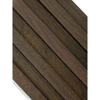 Реечные панели LAKO Комплект 10 шт., ПВХ Орех тёмный 1000x160x23мм, 1,6м2 LKD-RE-P109-100CM-MEGA10
