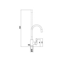 Смеситель для кухонной мойки Fmark FS26729-12