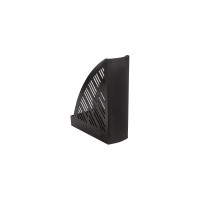 Вертикальный лоток для бумаг BRAUBERG Standard+ 250х90х300 мм черный 237224