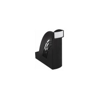 Вертикальный лоток для бумаг BRAUBERG Office 255х95х290 мм черный 237228