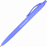 Ручка шариковая масляная автоматическая FRUITY Pastel BRAUBERG, СИНЯЯ, soft-touch, узел 0.7мм 12 шт 142959