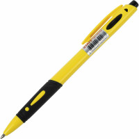 Автоматическая шариковая ручка Staff с грипом Bp-16 Neon, cиняя, ассорти линия письма 0.35 мм 143750