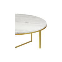 Журнальный столик GreenWeen LUNA золотой GW-LUNA-M-G