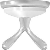 Двойной крючок Blanco Solinne хром-белый B-51101-2 2536.315