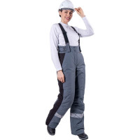 Женские зимние брюки iForm ХАЙ-ТЕК SAFETY серый/черный Брю 231/88/170